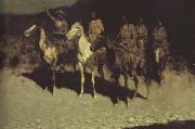 Frederic Remington Who Comes There (mk43) Spain oil painting artist